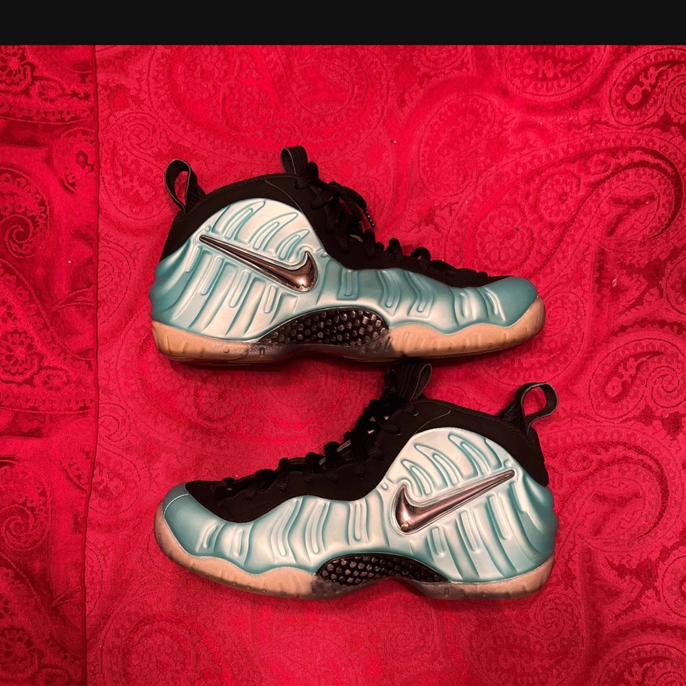 Nike air foamposite pro island green